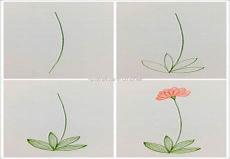 用笔画的小清新图案